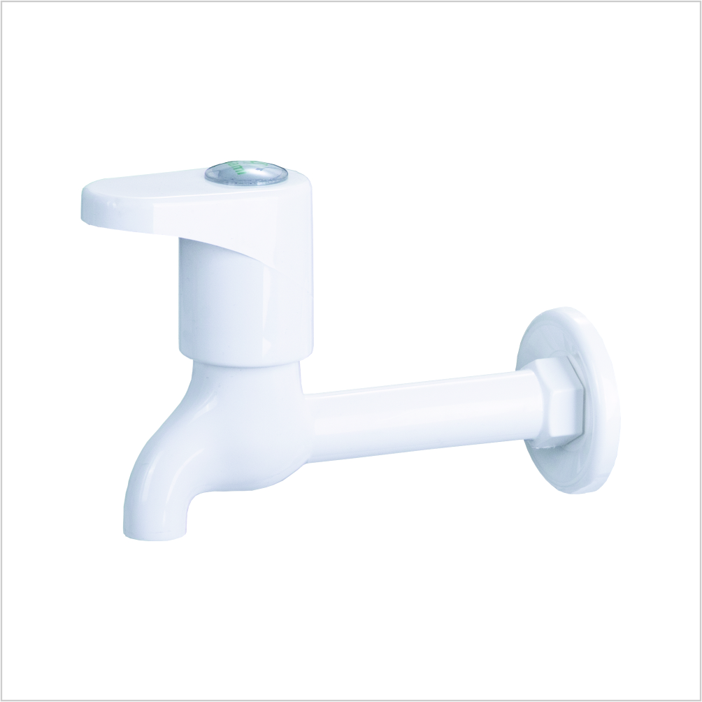 Long Body Bib Cock with Flange