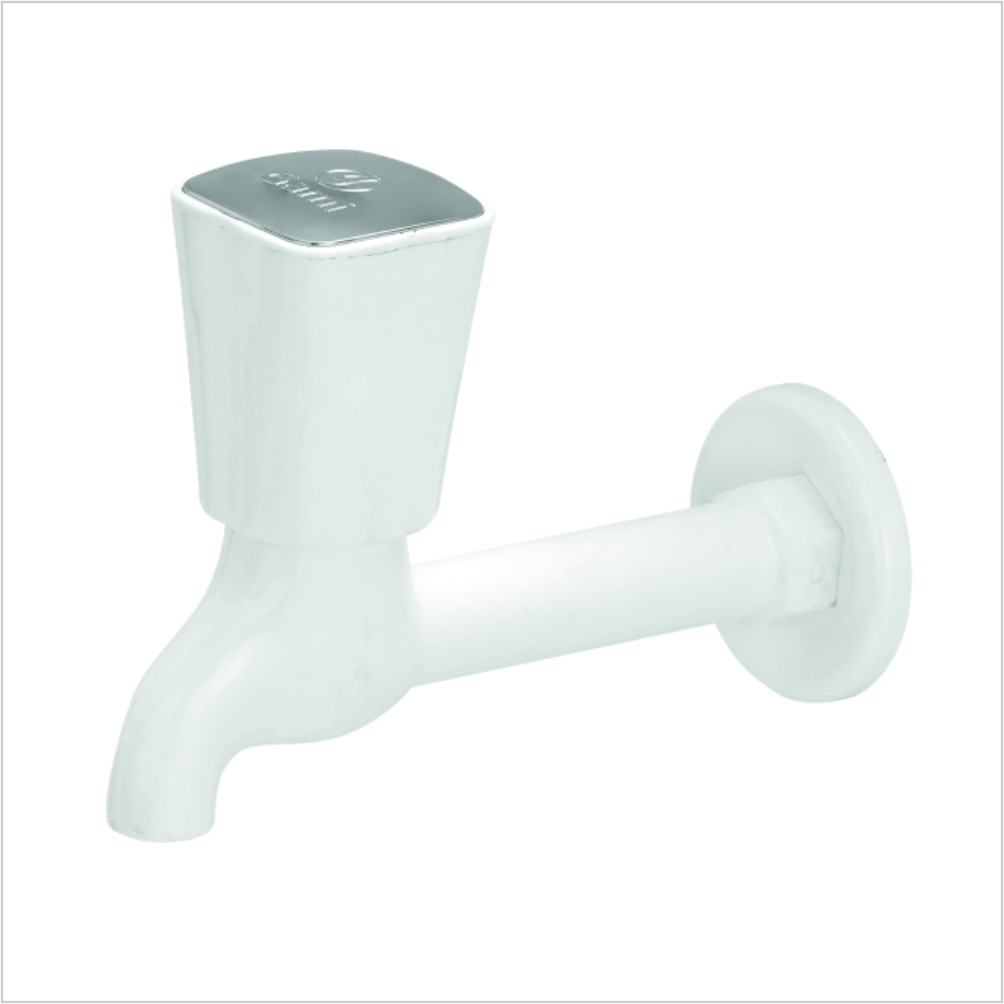 Long Body Bib Cock with Flange
