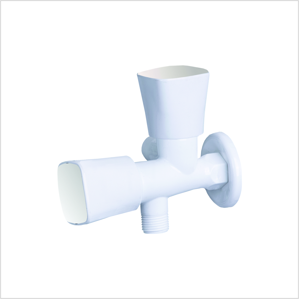 2 Way Angle Cock with Flange