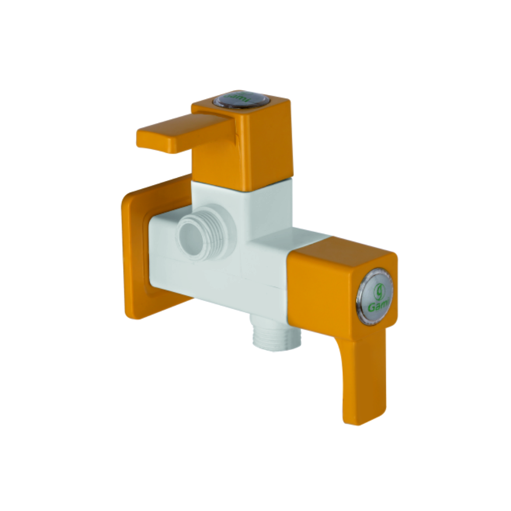2 Way Angle Cock with Flange