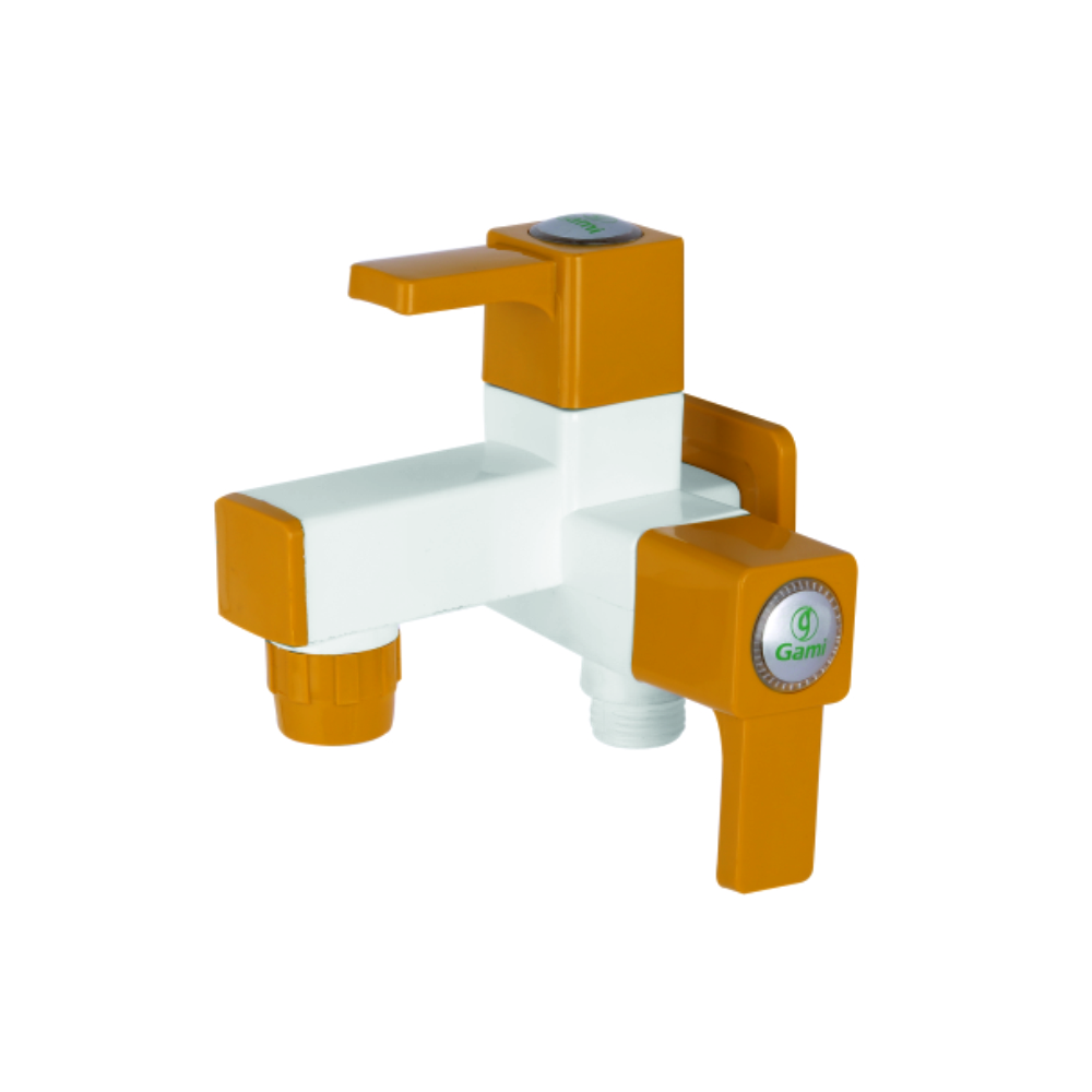 2 in 1 Bib Cock with Flange