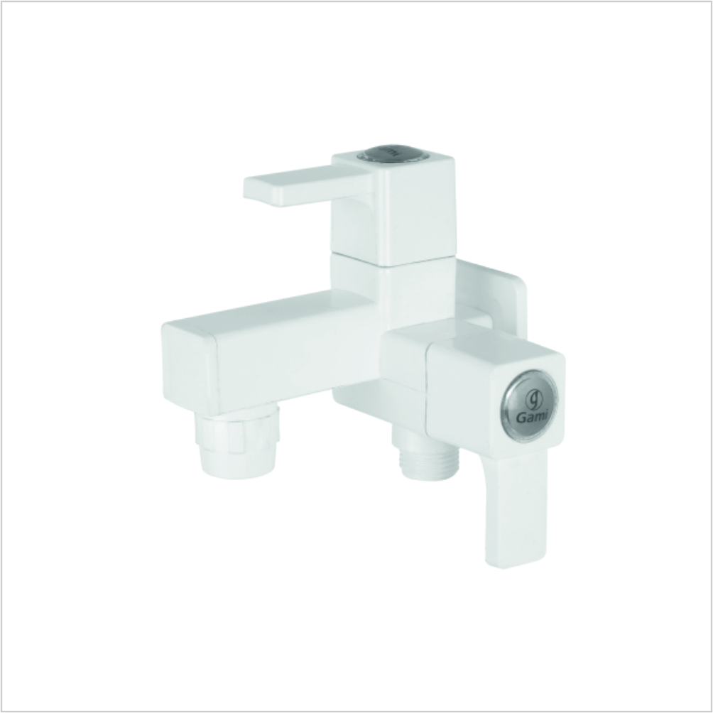 2 in 1 Bib Cock with Flange - Image 3
