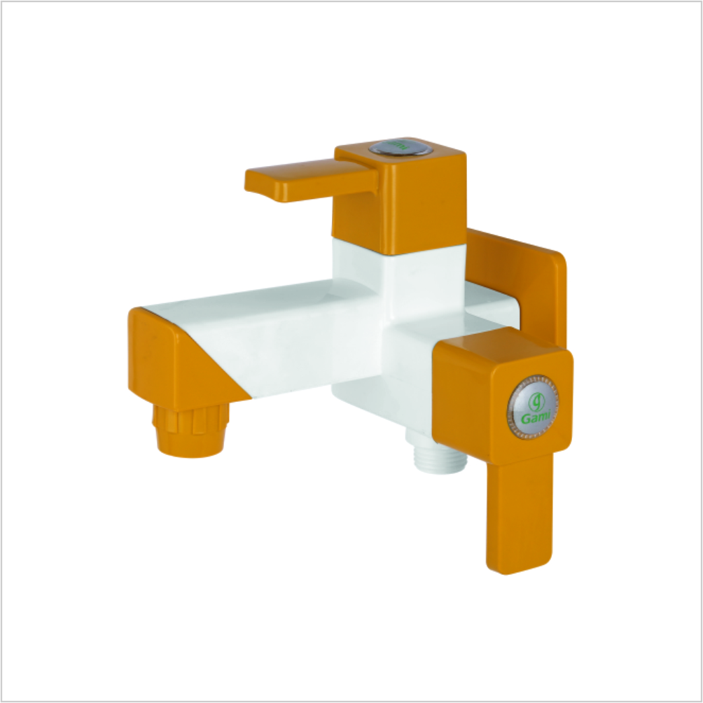 2 in 1 Bib Cock with Flange(90°)