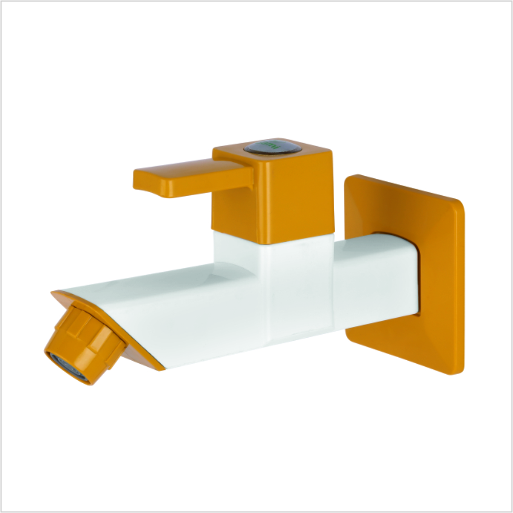 Long Body Bib Cock with Flange(45°)