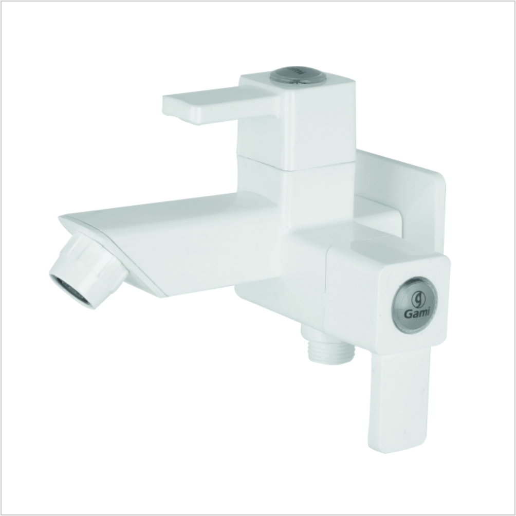2 in 1 Bib Cock with Flange(45°) - Image 3
